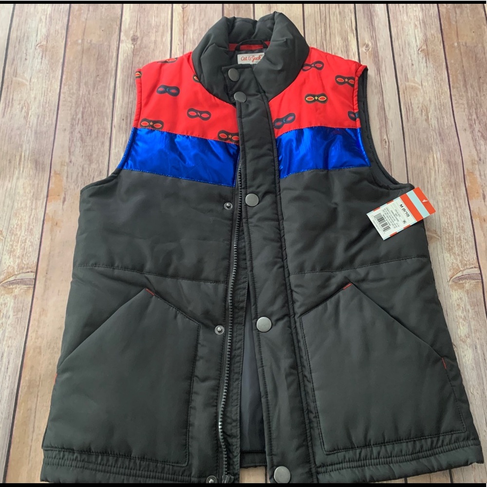 NWT Boys Cat & Jack superhero vest